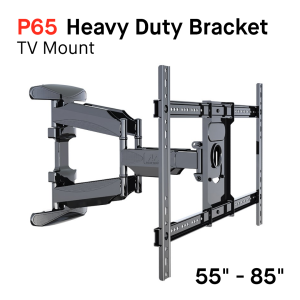 North Bayou NB P65 Heavy Duty 55" - 85" TV Wall Mount Full Motion Dual Arm