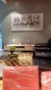 LUCKY 5 HORSES PAINTING
