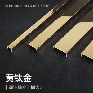 Stainless Steel u Molded Edge Strip Ceiling Strip u Decorative Edge Strip Tile Edging Strip Black Titanium Trim Strip Skirting Board