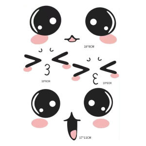 Stiker Kendaraan Listrik /  Stiker Sepeda Motor / Stiker Lucu / Stiker Mata Sepeda Motor