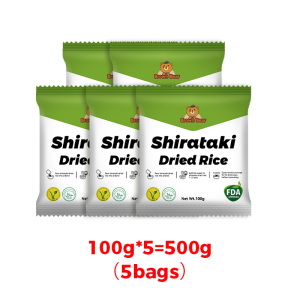 Dried Shirataki rice  low carb Organic shiritaki rice Konjac Rice Dried Shirataki rice