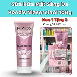 Sữa rửa mặt sáng da Ponds Bright 100gr Giúp da sáng mịn tự nhiên.