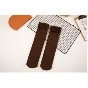 【LOCAL SHIP】1Pair Stokin Panjang 100% Brand New High Quality Casual Fashion Women Sock Plain Design Long Healthy Sock长筒