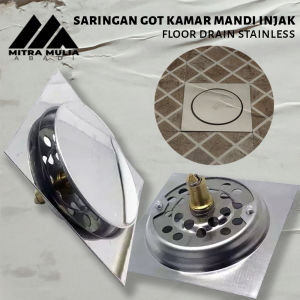 Saringan Got Injak Air Kamar Mandi l Floor Drain l Stainless