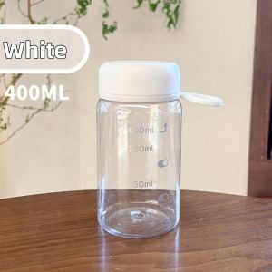 MUMU Transparent Student Water Cup With Portable Lanyard 400/550ml Sports Water Cup Simplicity Plastic Water Bottle Outdoor Sports
