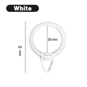 10pcs Curtain Ring Hanging Rings Shower Bath Rod Clip Hook Up Window Plastic Ioop Buckle Mute Decorative Accessories