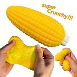 Cute Soft Simulation Corn Anti Stress Squishy Fidget Squeeze Toys Venting Balls Slow Rebound Decompression ASMR Sensory Anti Stress Toys for Adults