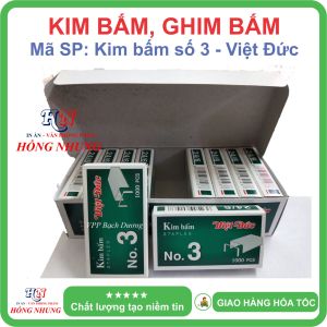 [SALE] Kim Bấm Số 3 Việt Đức Độ Cứng Cao Dễ Dàng Sử Dụng