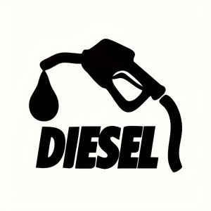 sapid Waterproof Diesel Fuel Injector Pump Vinyl Decal Auto Body Graphic Sticker Laptop Journal Trunk Window Decorative Badge 1PC 2M9Y7