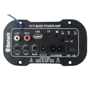 จัดส่งจากประเทศไทย แอมป์จิ๋ว 12vแรงๆ เพาว์เวอร์แอม์ ขยายเสียง12v ลําโพง เครื่องขยาย แอม แอมป์ ขยาย เสียง AC 220V 12V 24V แอมจิ๋วบลูทูธ 8-12 นิ้ว