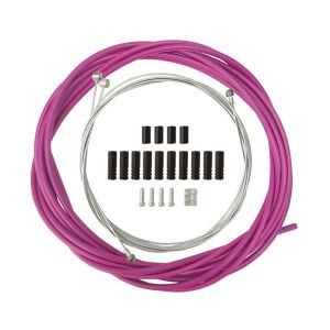 MIRELAE PVC Bike Brake/Shift Line Multicolor Tube Line Hose Speed Shift Cable Kit Durable Housing End Cap MTB Bike Derailleur Wire