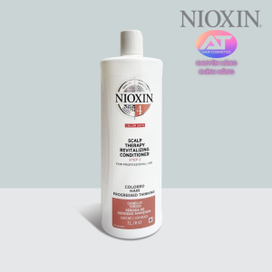 Dầu Gội & Xã Giảm Rụng Nioxin Số 4 Dành Cho Tóc Nhuộm Thưa Mỏng Và Rụng Nhiều