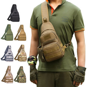 Army Tactical Molly Cross Body Shoulder Sling Pouch Bag Pack Waterproof Crossbody Messenger Chest Bags for Men Women Travel Accessories *SG Stock*