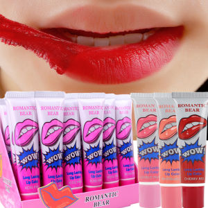 6 Colors Peel Off Liquid Lipstick Waterproof Long Lasting Lip Gloss Lint Mask Makeup Tattoo Lipgloss Lipsticks Cosmetic