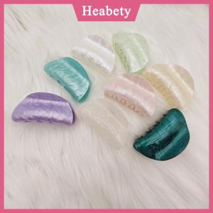 Heabety  Clip tóc cổ điển cho cô gái Claw Clip mới bằng đá cẩm thạch kết cấu barrette cá mập clip cho phụ nữ tóc phụ kiện