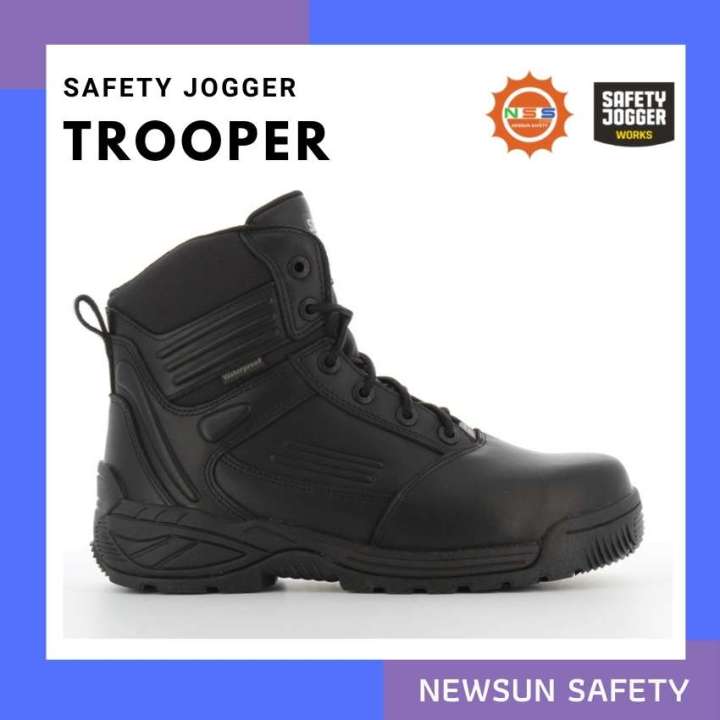 Safety Jogger รุ่น Trooper รองเท้าเซฟตี้หุ้มข้อ รองเท้าป้องกันความร้อน
