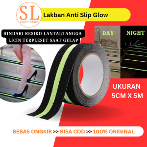 Lakban Viral Anti Slip Glow Lakban Anti Licin Lantai Tangga Menyala Terang dalam Gelap