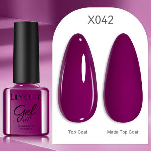 UR SUGAR 7ml Purple Plum Color Series Gel Nail Art Polish Super Glitter Gorgeous Semi Permanent Soak Off UV LED Nail Art Manicure Base Top Coat
