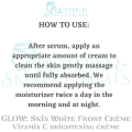 [ Esoterica ] Vitamin C brightening créme bys Pure Living Wellness Luxelle GLOW Skin White Frost Créme Creme I Achieve Healthy White skin with this moisturizer rich in Vitamin C, Hyaluronic Acid, and Sea Buckthorns. 
