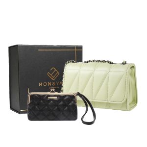 HONYAN PLUS Tas Wanita Yasaline Gift Set Tas Selempang Wanita Slingbag Wanita Gift Set 2 In 1 Premium