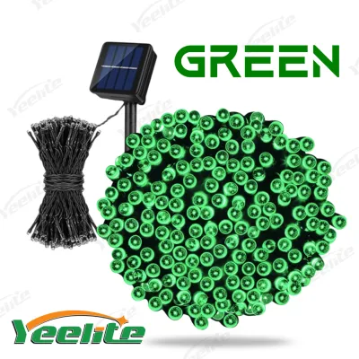 YEELITE [ BUY 1 TAKE 1 ] 10 Meter - 80L LED Solar Powered Waterproof Black Line Wire Christmas Lights