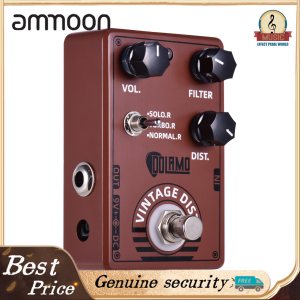 Dolamo D-11 Vintageกีตาร์บิดเบี้ยวที่มีปริมาณกรองและการควบคุมการบิดเบือนTrue Bypass Designสำหรับกีตาร์ไฟฟ้า