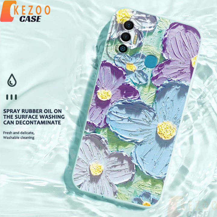 Magic Eye Samsung Galaxy S10 S10+ S10e Plus Phone Case Casing Oil Painting  Flower Full Protected Camera Soft Liquid Silicone TPU Shockproof Cover