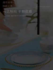 Plates And Bowl Set Table Matters Dining Set Household Ceramics pattern Dinnerware Set 23 store Free shipping to SG