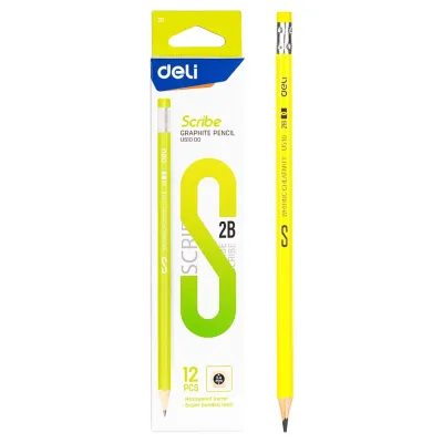 Deli Scribe Pencil 2B/HB 12pcs/box