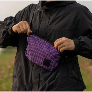 KKN Dyneema Outdoor Zip Pack Travel Tactical Waist Pouch with Belt for Hiking Riding Trekking Gear Backpacks Chest Lightweight Bag