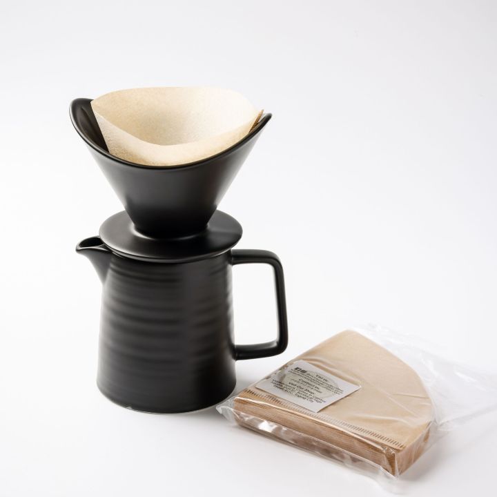 Ceramic Coffee Drip Set V8 with 50 pcs filter Lazada PH