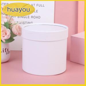huayou 1 PC Vòng hoa hộp giấy giữ xô Quà Tặng Bao bì hộp bên Hộp quà tặng