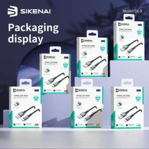 Kabel Data Sikenai SX-9M Micro Cable Data Fast Charging Braided Nilon Cable