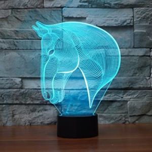 Unicorns/Pegasus/Horse onhand 3D Acrylic LED Lamp [single/7 colors/16 colors with remote - usb plug]