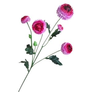CHLOCH Silk Material Artificial Chrysanthemum Flowers 5 Heads Realistic Design Fake Plants Decoration Props Multicolor Silk Flowers Home Decor