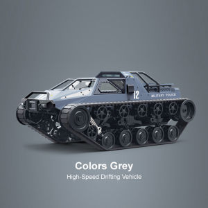 Remote Control Crawler High Speed Tank Off-Road 4WD RC Car 2.4 Ghz RC Army Truck 1/12 Drift Tank RC Tank Gift Toys for Kids Adults