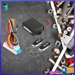[ VKTECH ] Vehicle Central Locking Kit with Remote Control Door Lock Keyless Entry System 433.92MHz Auto Remote Central Locking Kit