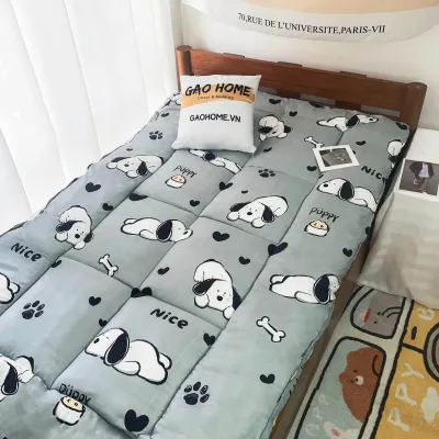 [FREESHIP ❤️] Nệm Trải Sàn Đệm TOPPER Hàng Đẹp Đủ Kích Thước 1M4 1M6 1M8 Dày 7cm Êm Ái Thoáng Mát