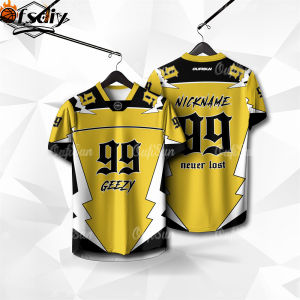 [OFSDIY][Jersey Custom Name]Baju-T Sukan Bola Sepak Gaya Retro Baju Atasan Lengan Pendek Longgar dan Bernafas Jersi Lelaki Boleh Disesuaikan dengan Nama