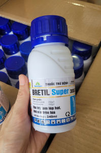 [VTNN TIEN KHOA] Bretil super Sinochem chai 240ml thuốc trừ lem lép hạt khô vằn thán thư đốm lá trên lúa nếp và các loại cây trồng khác