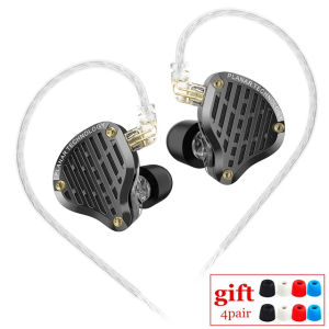 KZ PR3 Orthodynamic Tai nghe chụp có dây 13.2Mm Phẳng Điều Khiển Tai nghe nhét tai dàn Hi-Fi trầm Màn Hình Chơi Game Earbuds tai nghe thể thao IEM KZ
