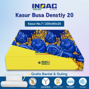 PERLENGKAPAN TIDUR KASUR BUSA INOAC TEBAL 25 CM SEMUA UKURAN GRATIS BANTAL GARANSI 10 TAHUN MURAH