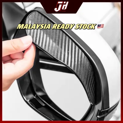 2 Pcs Car Side Mirror Visor Rear View Rain Eye Brow