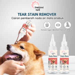 TEAR STAIN REMOVER -Cairan Pembersih Tear Stain/ Noda Air Mata Anjing Kucing  - Pembersih Mata Anjing Kucing - Cairan pembersih noda kotoran mata & muka kucing