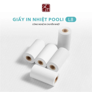 [Chính Hãng] Cuộn Giấy In Nhiệt HPRT L8 – Cho Máy In HPRT Poooli L8 Hộp 3 Cuộn