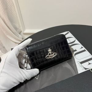 I know Stylish Saturn Design Womens Multi-Functional Keychain Wallet with Zipper - Integrated Card Holder and Coin Purse for Car Keys