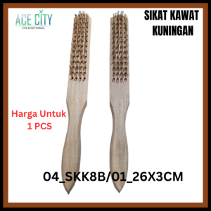 Sikat Kuningan Baja 8 Baris