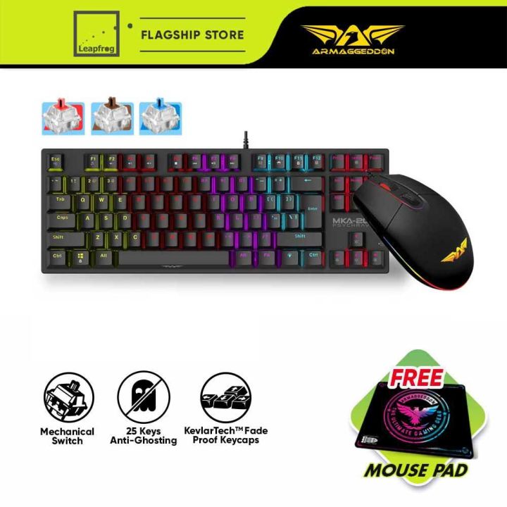 Armaggeddon MKA-2C NEO 87 Keys Mechanical Gaming Keyboard | 12 ...