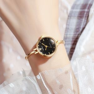 WENKEN đồng hồ hình vuông Đồng hồ ngọc trai Thiết kế mở Có thể điều chỉnh Đồng hồ nữ Thời trang Sang trọng Đồng hồ đeo tay dành cho phụ nữ
