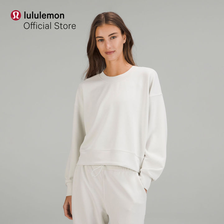 Lululemon athletica Softstreme Perfectly Oversized Cropped Crew, Women's  Hoodies & Sweatshirts